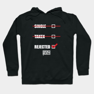 Rejected Ticked (White) Hoodie